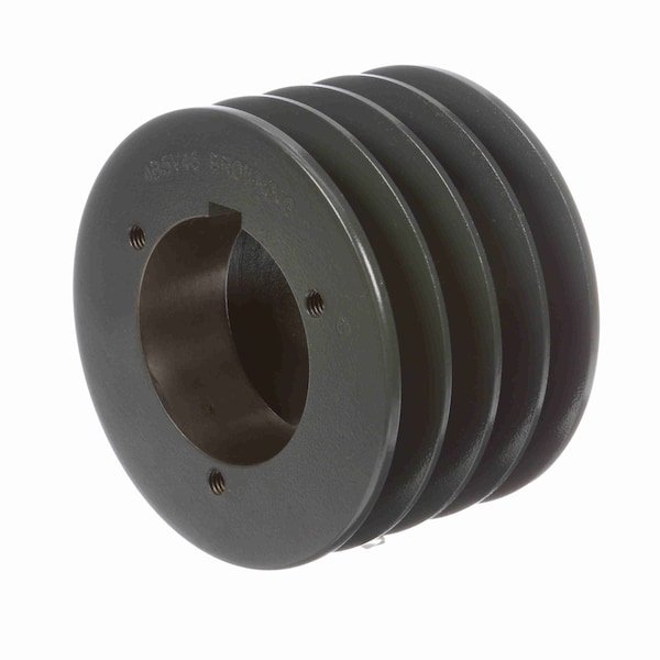 4 Groove Cast Iron Bushed Bore Multiple Sheave, 4B5V46